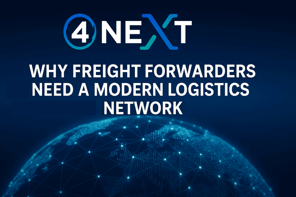 Why Freight Forwarders Need a Modern Logistics Network 4NEXT blog post banner image